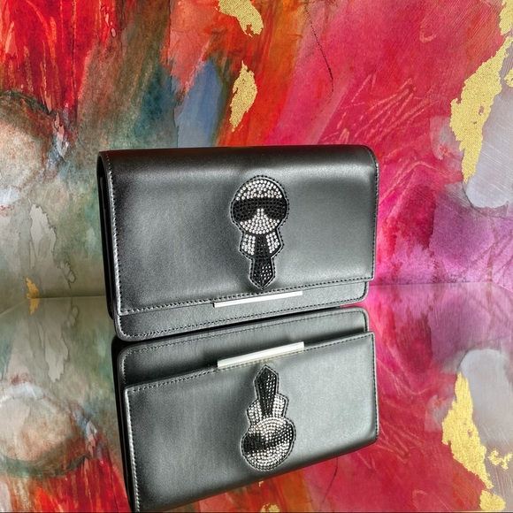 🔥NWT Authentic FENDI Karlito Crossbody with removable chain - Picture 3 of 16